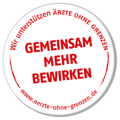 Wir unterstützen Ärzte ohne Grenzen